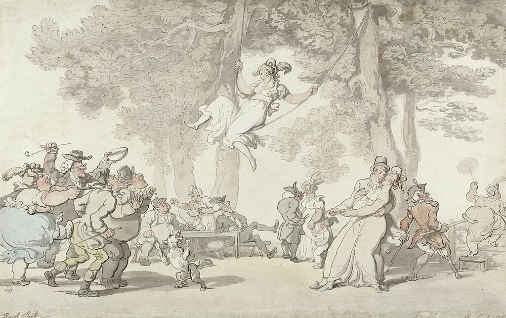 Thomas Rowlandson-106-L'altalena